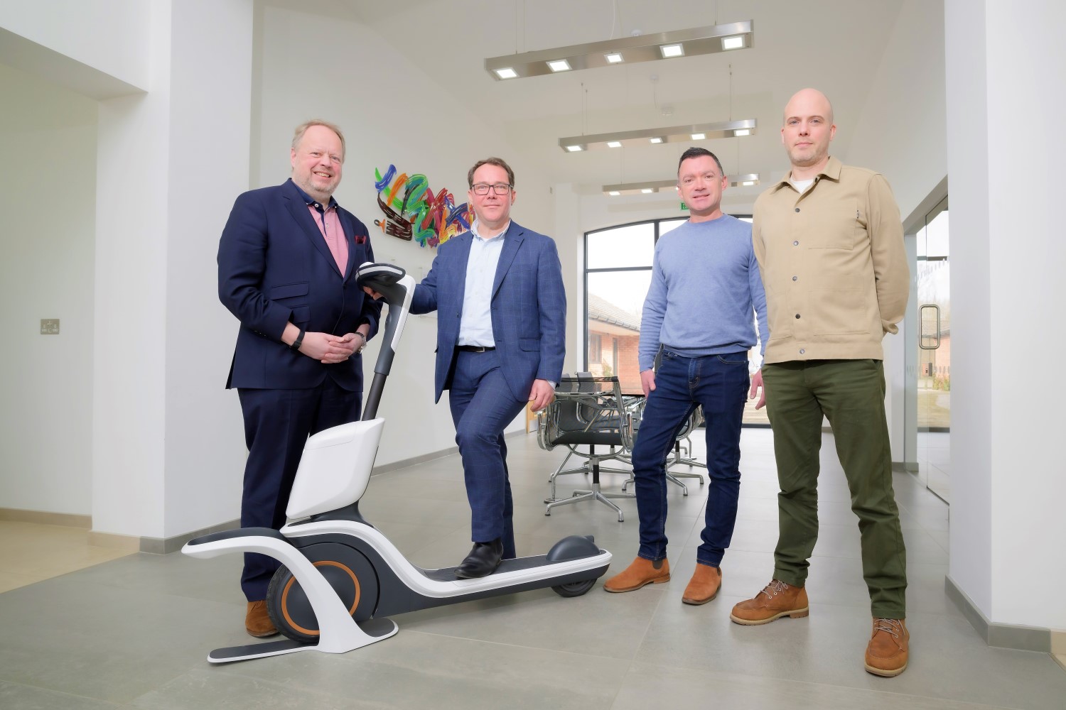 Safety-focused e-scooter backed by former Aston Martin CEO